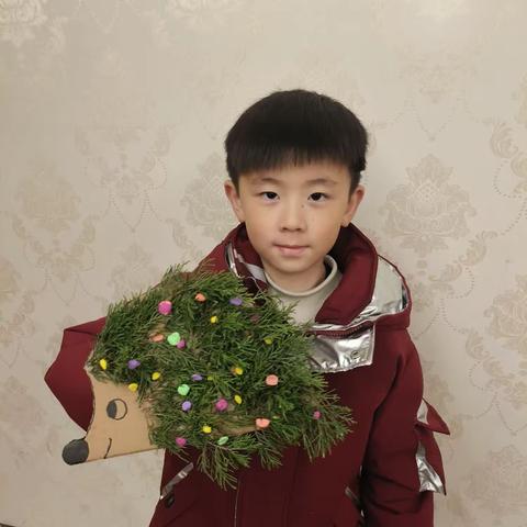 小小树叶大大创意——可爱的小刺猬