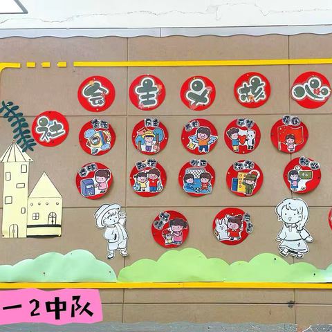 社会主义核心价值观——一年级班级文化评选活动