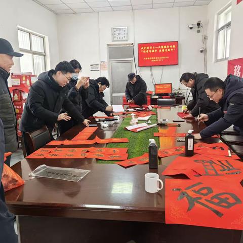 我们的节日-春节 兴隆镇开展“迎春写福字 浓情过新年”活动