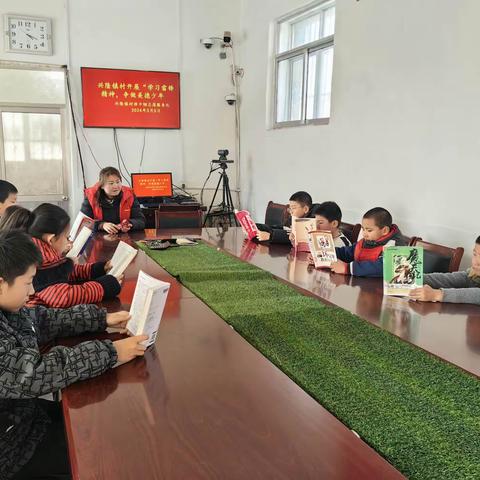 安城镇兴隆镇村开展“学习雷锋精神，争做美德少年”志愿服务活动