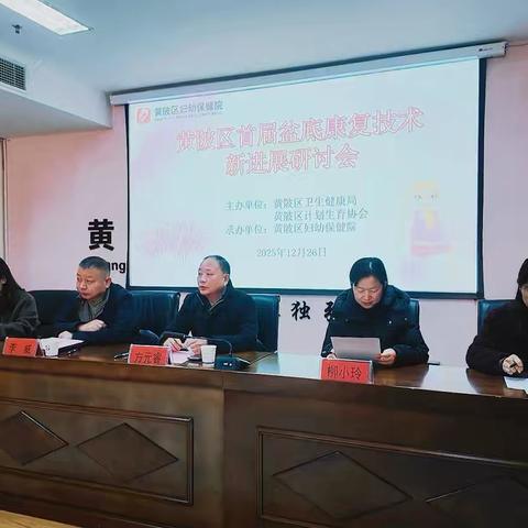 黄陂区首届盆底康复技术新进展研讨会成功举办