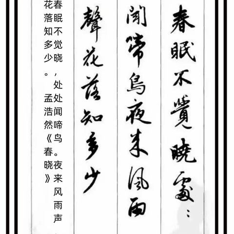 赵孟頫集字古诗孟浩然《春晓》，品烂漫醉人春光，赏妍丽飘逸书风