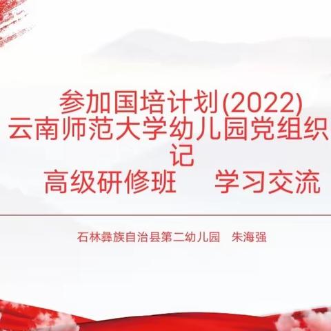 “学习促提升，携手共成长”——记石林彝族自治县第二幼儿园教师专题培训活动（二）