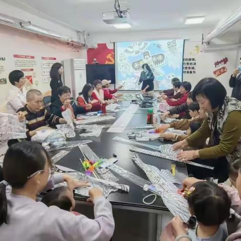 兴隆街道社区社会组织联合会开展“春风绘纸鸢，邻里笑开颜”绘制风筝活动