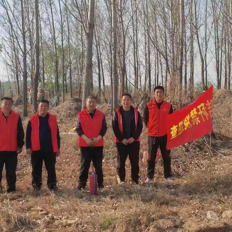 大桥街道：清明防火民兵在行动