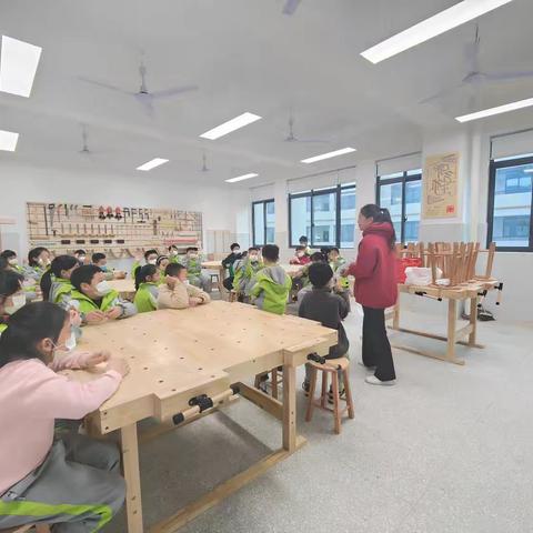 新竹二小劳技课程“木工”高年级组一木一生·手作初心