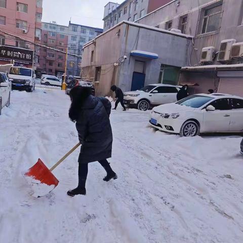 不畏严寒携手清雪，银企共建美好未来——中国农业银行吉林市西胜汇生支行与吉林市物业维修资金管理中心共同面对大雪考验