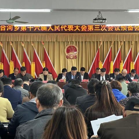 宏图凝众志 重任催奋进 ——合河乡第十六届人民代表大会第三次会议胜利召开