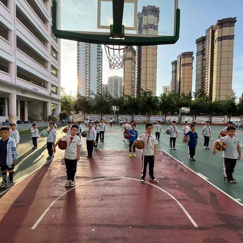 海口市滨海第九小学趣味篮球8班