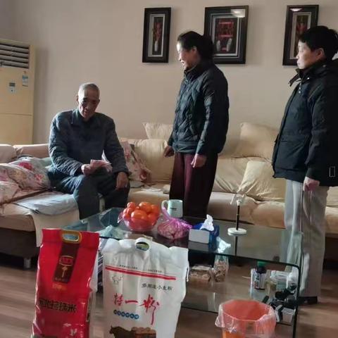 北街春节慰问困难党员、群众点滴