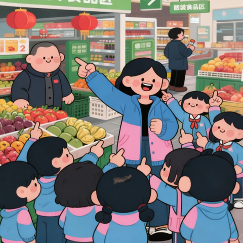 荔堡镇幼儿园中一班“一起‘趣’超市”社会实践活动