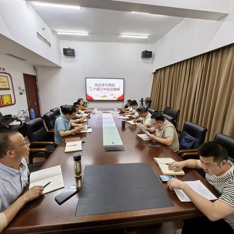 婺城分局二支部召开学习贯彻二十届三中全会精神暨传达学习深化新时代机关效能建设会议精神