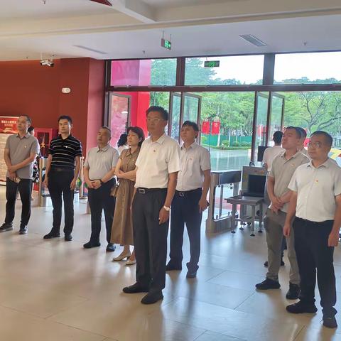 中共海南省医疗保障局基金监管处党支部联合中共琼海市医疗保障局党支部开展主题党日活动