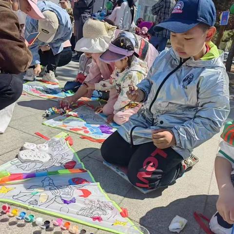 【龙沙区图书馆】童心绘纸鸢 书香伴成长｜龙沙区图书馆开展六一手绘风筝活动
