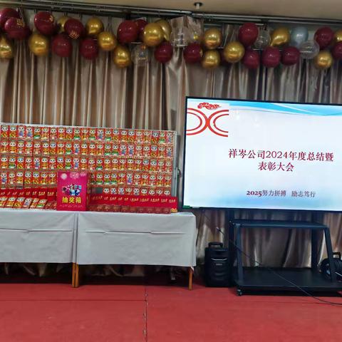 祥岑公司召开2024年度总结暨表彰大会