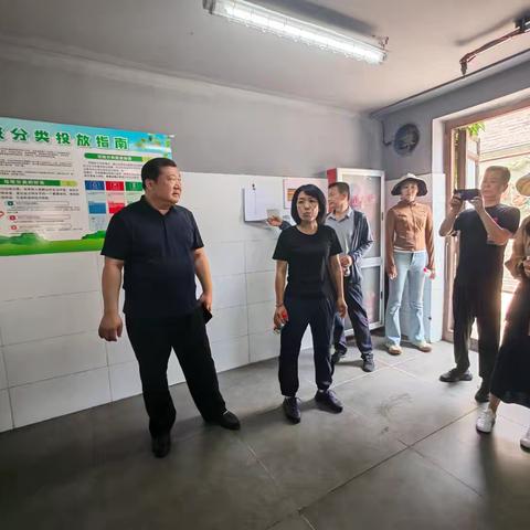 【章丘城管】济南市生活垃圾分类工作专项小组来我区开展二季度联合检查