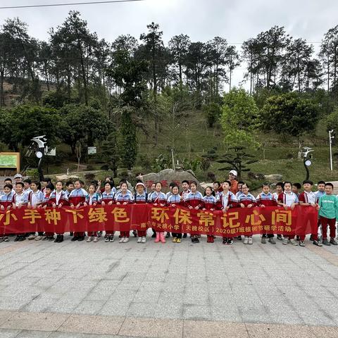 播撒希望 种植梦想——记三（7）班植树造绿之旅