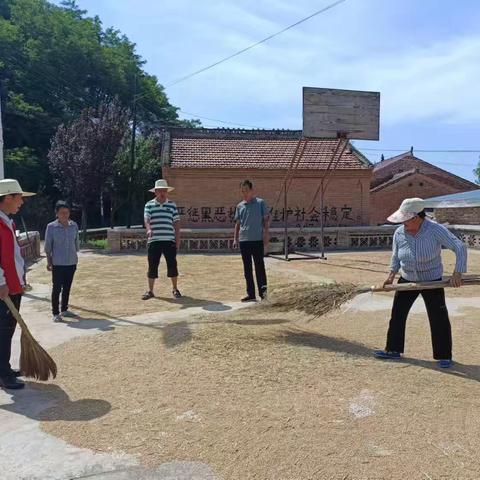 峰山村开展“三夏双禁”道路安全排查