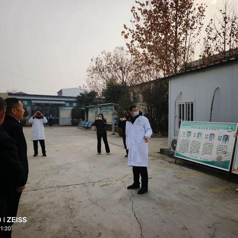 热烈欢迎两代表一委员莅临魏寨街道卫生院视察、指导工作！