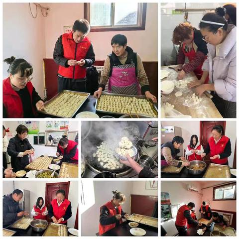 棋盘镇新时代文明实践所开展“迎冬至 包饺子 过暖冬”主题实践活动