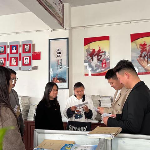 凝心聚力抓常规，业务检查展风采——汉城文昌学校七年级组业务检查