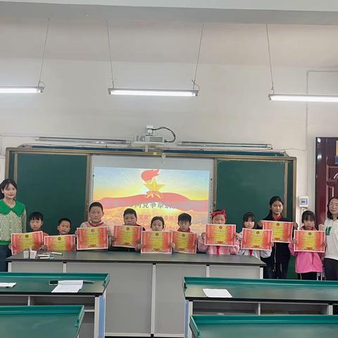 灵山镇檀墩小学少先队“一星章”争章活动