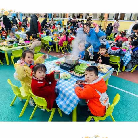 冬至火锅宴🥘快乐巨无限 ——河池市宜州区第五幼儿园冬至主题活动