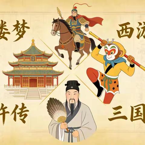 品读四大名著，书香浸润童年——后姚小学书香校园活动
