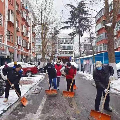 七东社区扫雪齐上阵,人心团结共进保畅通