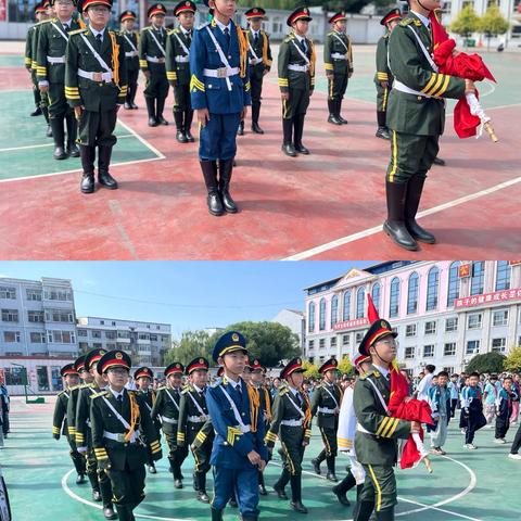 初秋邂逅国旗，点亮爱国初心 ‍——华杰小学升旗仪式