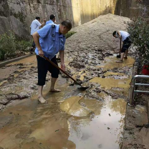 风雨中彰显责任担当——家美物业公司服务公司抢险纪实