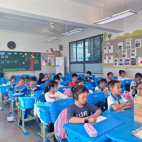 枫树山小学硬笔书法2班学期总结