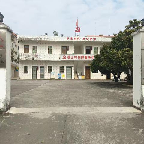 旦场镇低山村委会携手共进，助力低山小学篮球场修建及教学平台更新工程