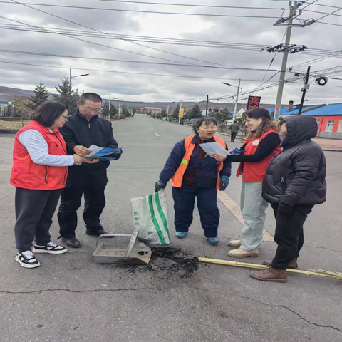 满归镇林安社区新文明实践站开展"国际家庭日"宣传活动