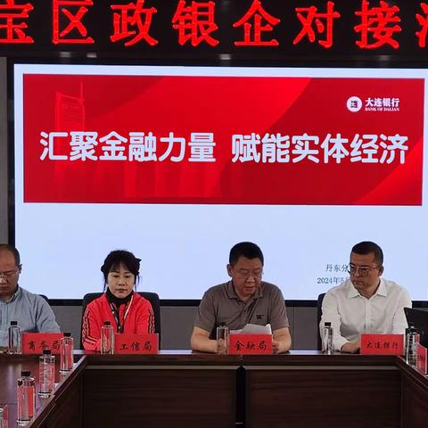 大连银行元宝支行联合元宝区政府成功举办政银企对接活动