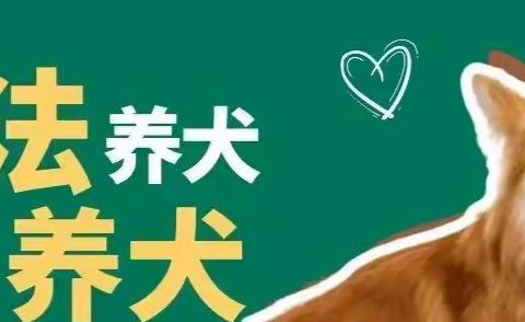 物业倡议：文明养犬、依法养犬，从我做起