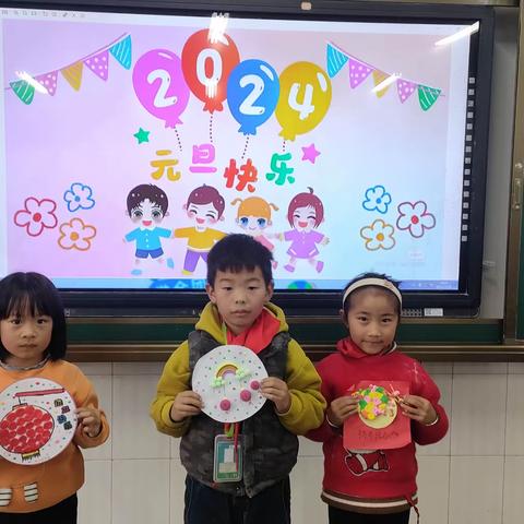 福甸小学＂迎新年、庆元旦＂手工制作活动