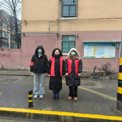 睦邻·幸福家||雨雪走访暖人心 温情守护不“降温”