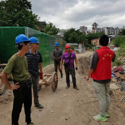 【后洲街道】未雨绸缪，上下杭社区全力做好台风“杜苏芮”防风防汛工作