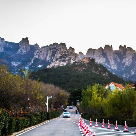 访崂山太平宫登狮子峰