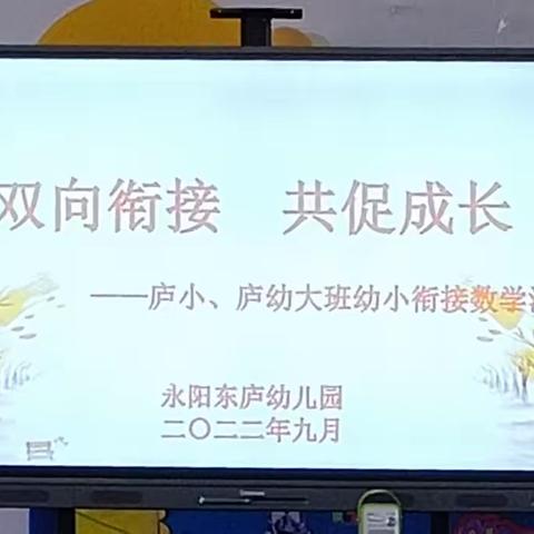 “幼小衔接 快乐成长”——东庐中学小学部主题活动