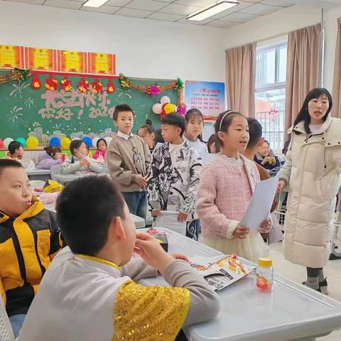 庆元旦 迎新年——晋城市实验小学三（5）班联欢活动