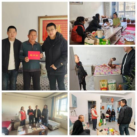 新春送暖 关爱同行——景晟社区开展春节前夕慰问活动
