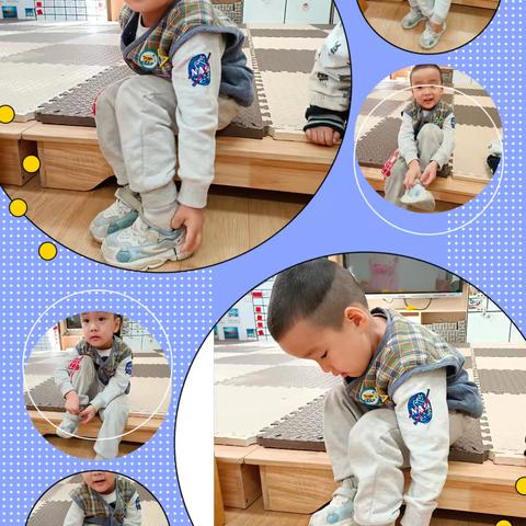 生活小能手，快乐显身手——小三班幼儿自理能力—穿鞋子活动📷
