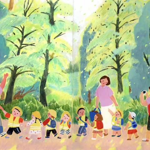 我与春天有个约“绘”~——美扬扬幼儿园春游来咯！(✧∇✧)