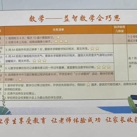 益智数学会巧思——建设路小学（西校区）六年级数学寒假实践活动成果展示