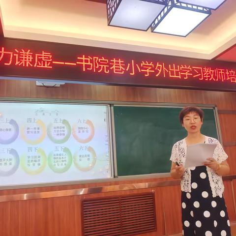 外学内享 蓄力谦虚——书院巷小学外出培训教师分享会