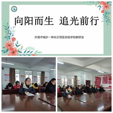 向阳而生，追光前行——示范区实验学校中学部教研会议