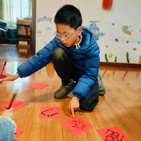 灵蛇嬉春·五育同行·寒假不躺平·灵蛇小达人就是你 -记鲁巷小学一分校四年级二班寒假实践活动纪实