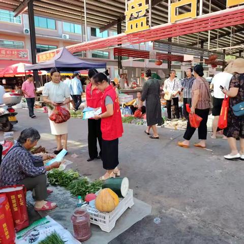 盘古山镇钨矿社区新时代文明实践站开展“防范电信网络诈骗”宣传活动